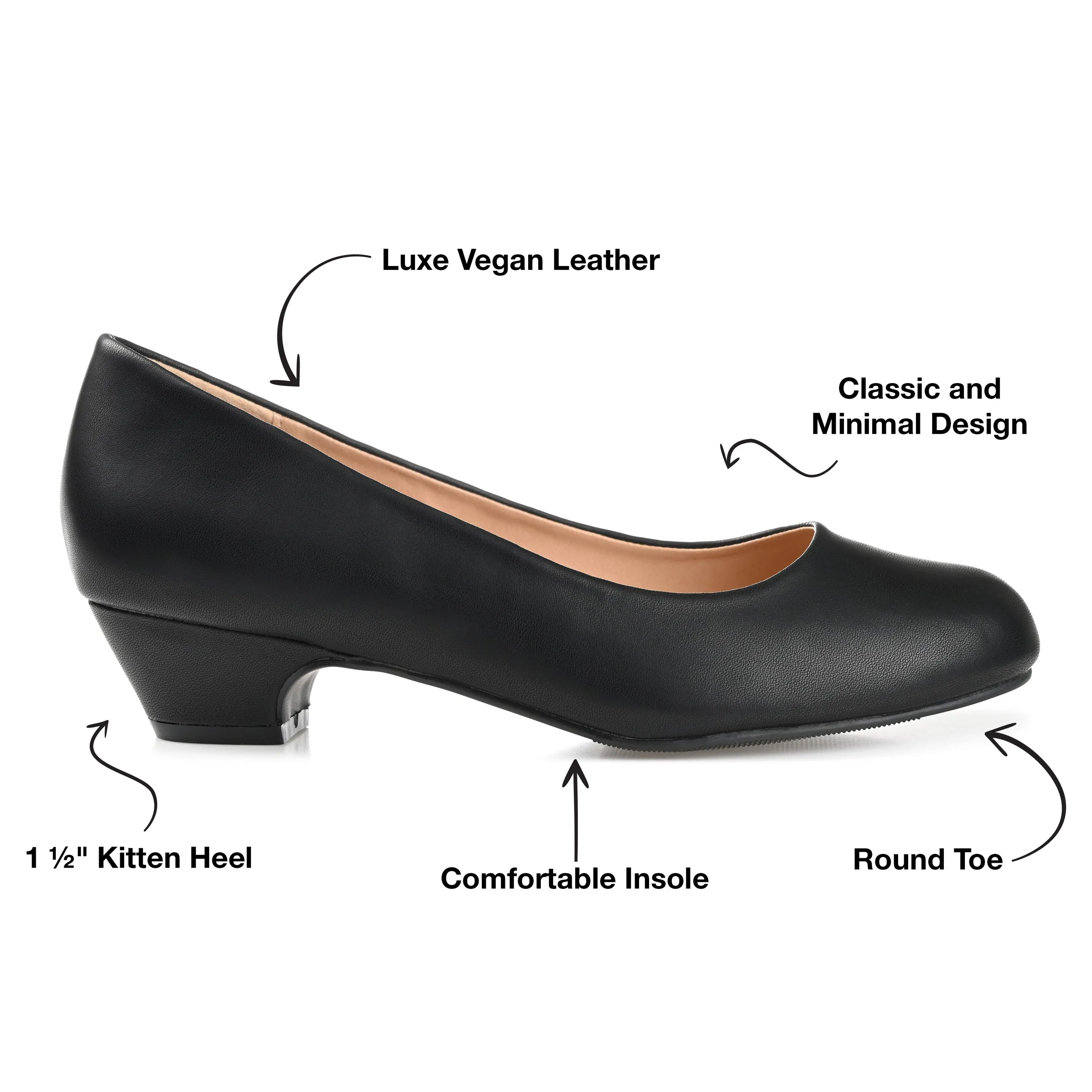 Journee Collection Women's Comfort Saar Pump